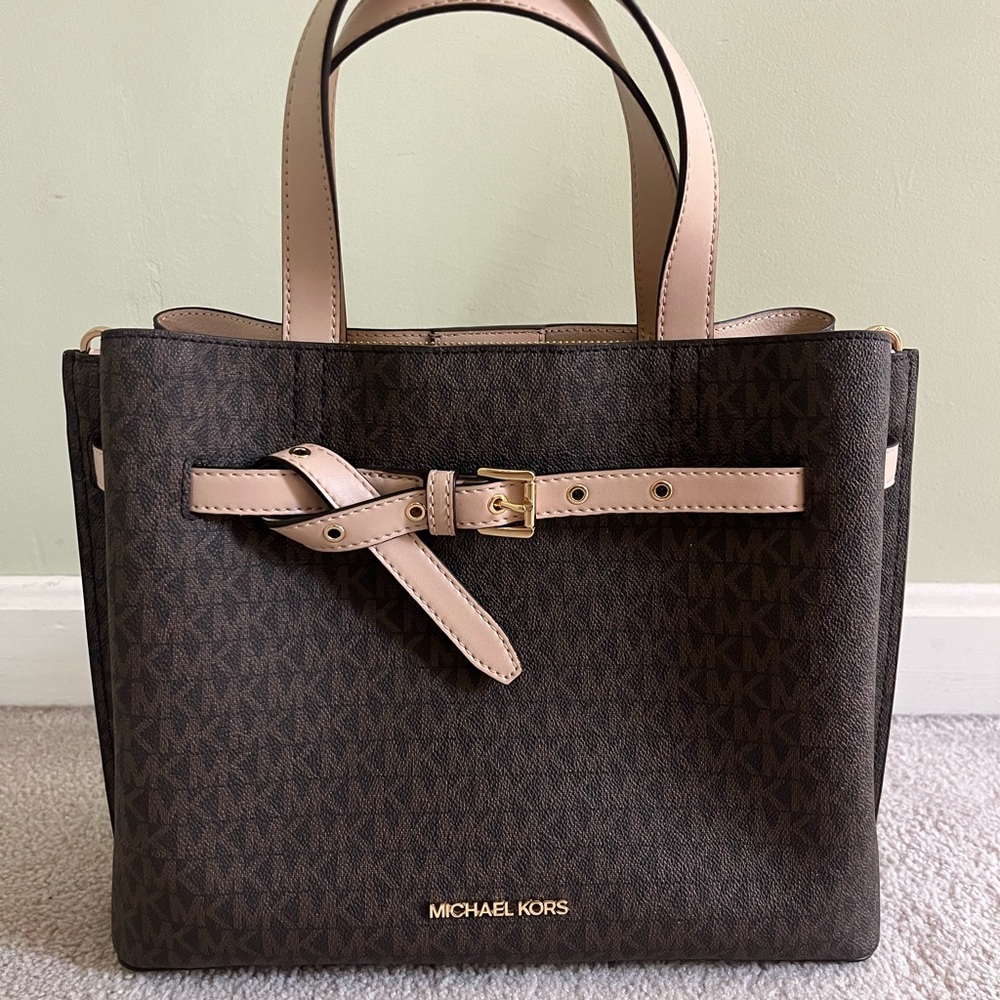 Michael Kors Emilia Large Satchel Crossbody